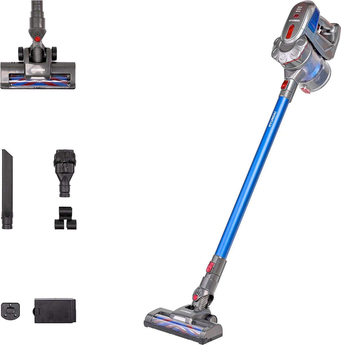 Hyundai - Draadloze Steelstofzuiger - 100 Watt - Spring 1 Hyundai - Draadloze Steelstofzuiger - 100 Watt - Spring