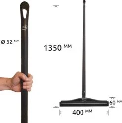 Vloertrekker 40 Cm + Steel 130 Cm Zwart Vikan -Leifheit Store 1188x1200 3
