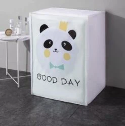 Wasmachine Hoes - Wasmachine Cover - Wasmachine Beschermer - Wasmachine Overtrek - Waterdichte Bescherming - Wasdroger Beschermhoes - Hoes Panda