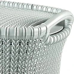 Curver Knit Wasmand Met Deksel - 57L - Misty Blue 12 Curver Knit Wasmand Met Deksel - 57L - Misty Blue -Leifheit Store 1189x1200