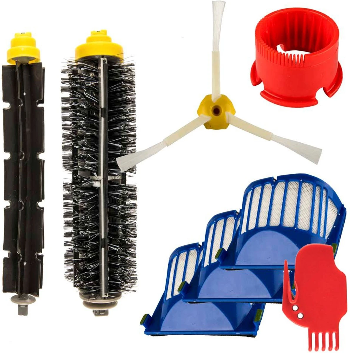 Filtrall Vervangingsset Compleet - IRobot Roomba 600 Serie - Stofzuigeronderdelen 1 Filtrall Vervangingsset Compleet - IRobot Roomba 600 Serie - Stofzuigeronderdelen