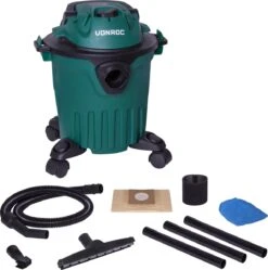 VONROC Compacte Nat- En Droogzuiger - 1000W – Blaasfunctie – 12L Tank - 5m Stroomkabel -Leifheit Store 1190x1200 15