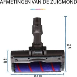 YONO Zuigmond Met LED Verlichting Geschikt Voor Dyson V15 / V11 / V10 / V8 / V7 / V6 - Mondstuk Parketborstel Accessoires En Onderdelen Voor Steelstofzuiger - Opzetstuk Borstel - Wasbaar -Leifheit Store 1192x1200 15