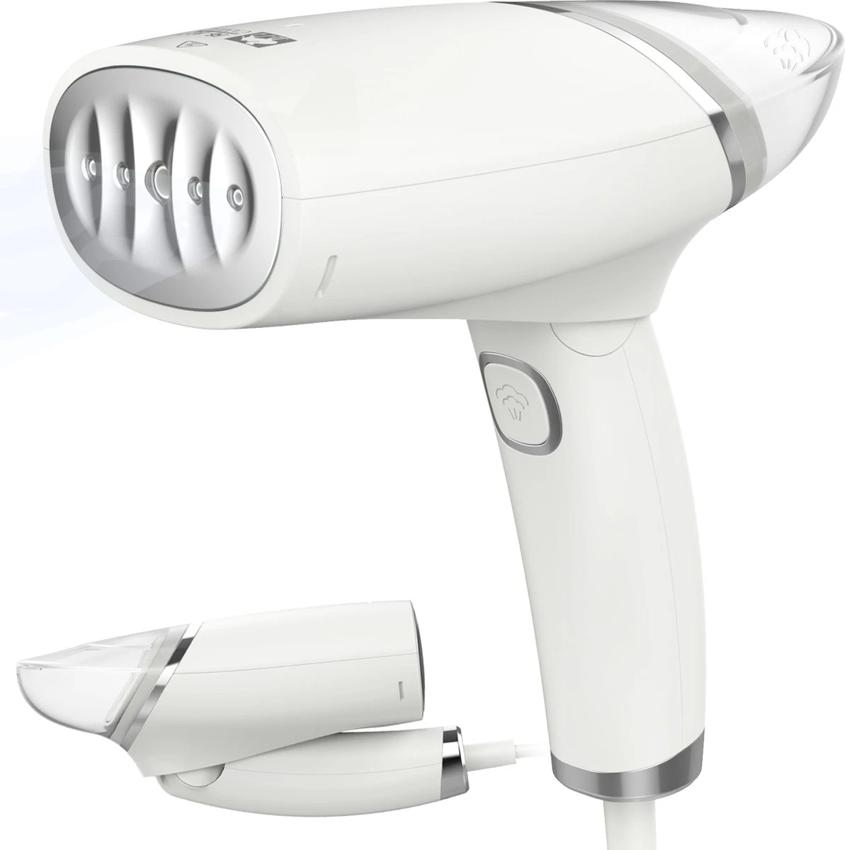 Goliving Kledingstomer - Handstomer Voor Kleding/textiel/stof - Stoomstrijkijzer - Handstoomreiniger - Handstomer - Opvouwbaar - Incl. Reis-etui - Wit 1 Goliving Kledingstomer - Handstomer Voor Kleding/textiel/stof - Stoomstrijkijzer - Handstoomreiniger - Handstomer - Opvouwbaar - Incl. Reis-etui - Wit