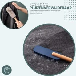 Ontpluizer + GRATIS Kledingborstel - Pluizenverwijderaar - Pluizenroller - Pluizentondeuse - Pluizenborstel - Pluizendief - Blauw -Leifheit Store 1194x1200 14