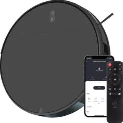 Sinji Smart Robotstofzuiger – 4 Schoonmaakstanden – Dweilfunctie – Laadstation – Besturing Via App – Afstandsbediening – Spraakbesturing Via Google En Alexa - Zwart -Leifheit Store 1194x1200 9