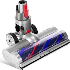 Gemotoriseerde Roterende Borstel -Compatible Met Dyson V7 V8 V10 V11 V15 -Turboborstel Zuigmond Elektrisch Mondstuk - Directe Aandrijving – Accessoires -Vloerborstel Met 4 LED-lampen Voor Tapijten En Harde Vloeren