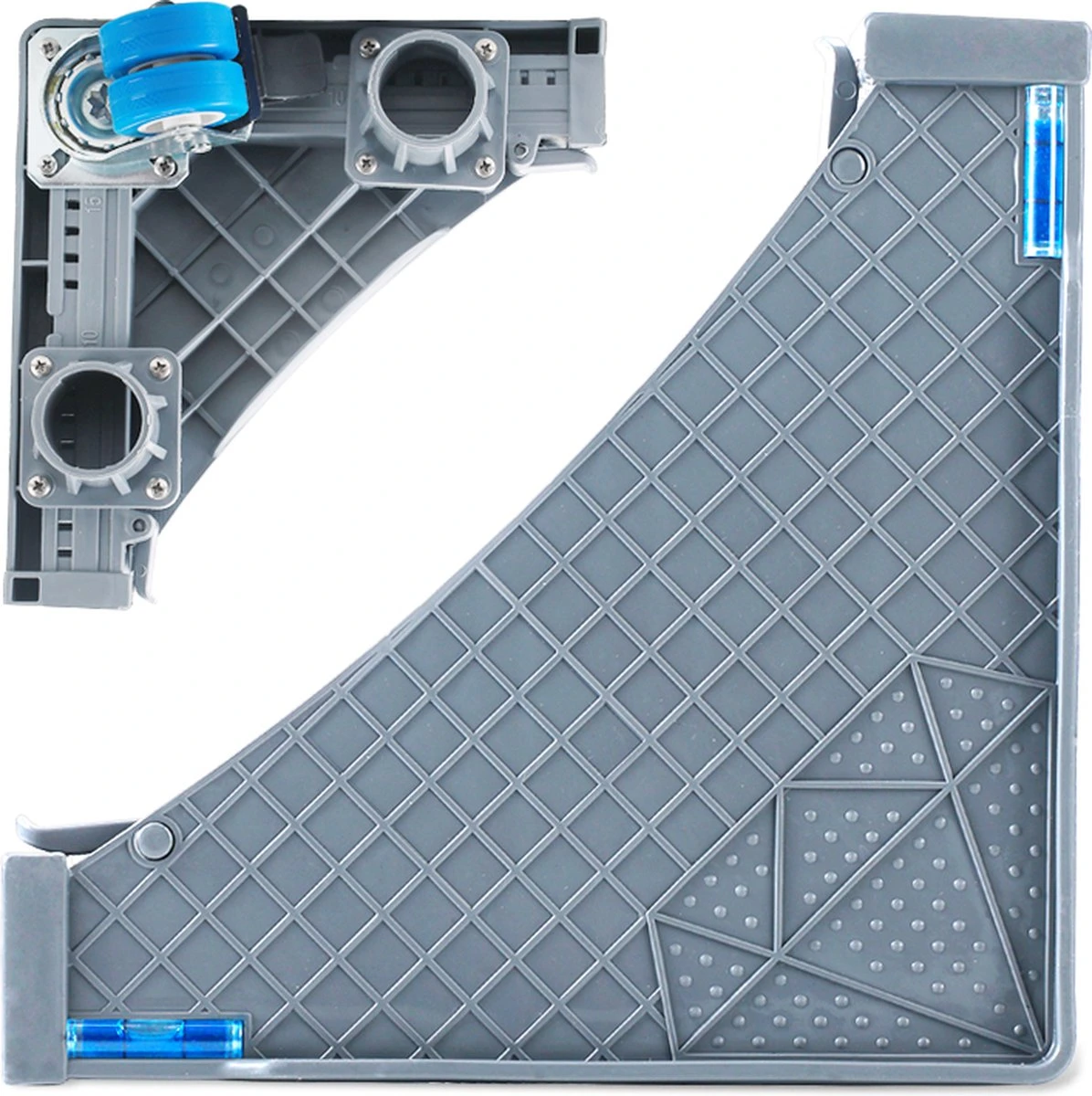 VanDijck Wasmachine Verhoger Op Wielen - Verhoging Voor Wasmachine - Verstelbaar -Meubelroller – Meubelverplaatser – Met 4 Wielen- Max 350kg - Wit 9 VanDijck Wasmachine Verhoger Op Wielen - Verhoging Voor Wasmachine - Verstelbaar -Meubelroller – Meubelverplaatser – Met 4 Wielen- Max 350kg - Wit - Afbeelding 9