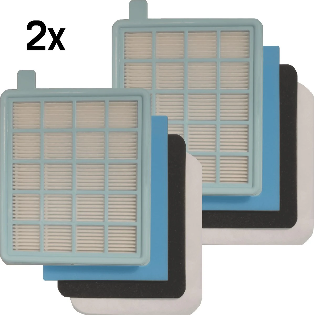 2x HEPA Filter Set Voor Philips PowerPro Compact/Active Series Stofzuiger – Stofzuigerfilter Filterset Vervangingsset FC8058/01 5 2x HEPA Filter Set Voor Philips PowerPro Compact/Active Series Stofzuiger – Stofzuigerfilter Filterset Vervangingsset FC8058/01 - Afbeelding 5