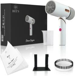Bee's Kledingstomer - Handstomer - Stomer Kleding - Steamer - Stoomreiniger - Stoomstrijkijzer - 30 G/min - 250ML - 1600W - Snel Opgewarmd - Wit -Leifheit Store 1197x1200 24