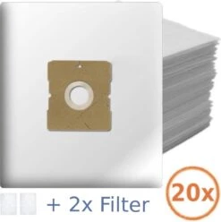 20x Inventum SZ300 – Stofzuigerzakken 3 Liter + 2x Filter Extra Sterk Synthetisch ST306RZA ST306BZA Stofzakken Stofzuigerzak