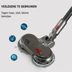 Dunmak Home - Elektrische Dweil - Elektrische Mop - Voor Dyson V8 V7 V10 V11 Series - Vloerwisser - Vloermop - Elektrische Vloerwisser - 2 In 1 Stofzuig En Dweil - GRATIS 6 Mops -Leifheit Store 1198x1200 1