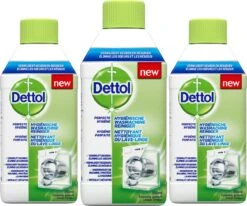 Dettol - Hygiënische Wasmachine Reiniger - 3 X 250 Ml
