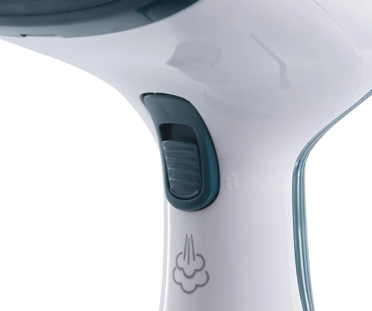 Tomado TSH1201W - Kledingstomer - 1200 Watt - RVS Zool - Wit/turquoise 12 Tomado TSH1201W - Kledingstomer - 1200 Watt - RVS Zool - Wit/turquoise - Afbeelding 12