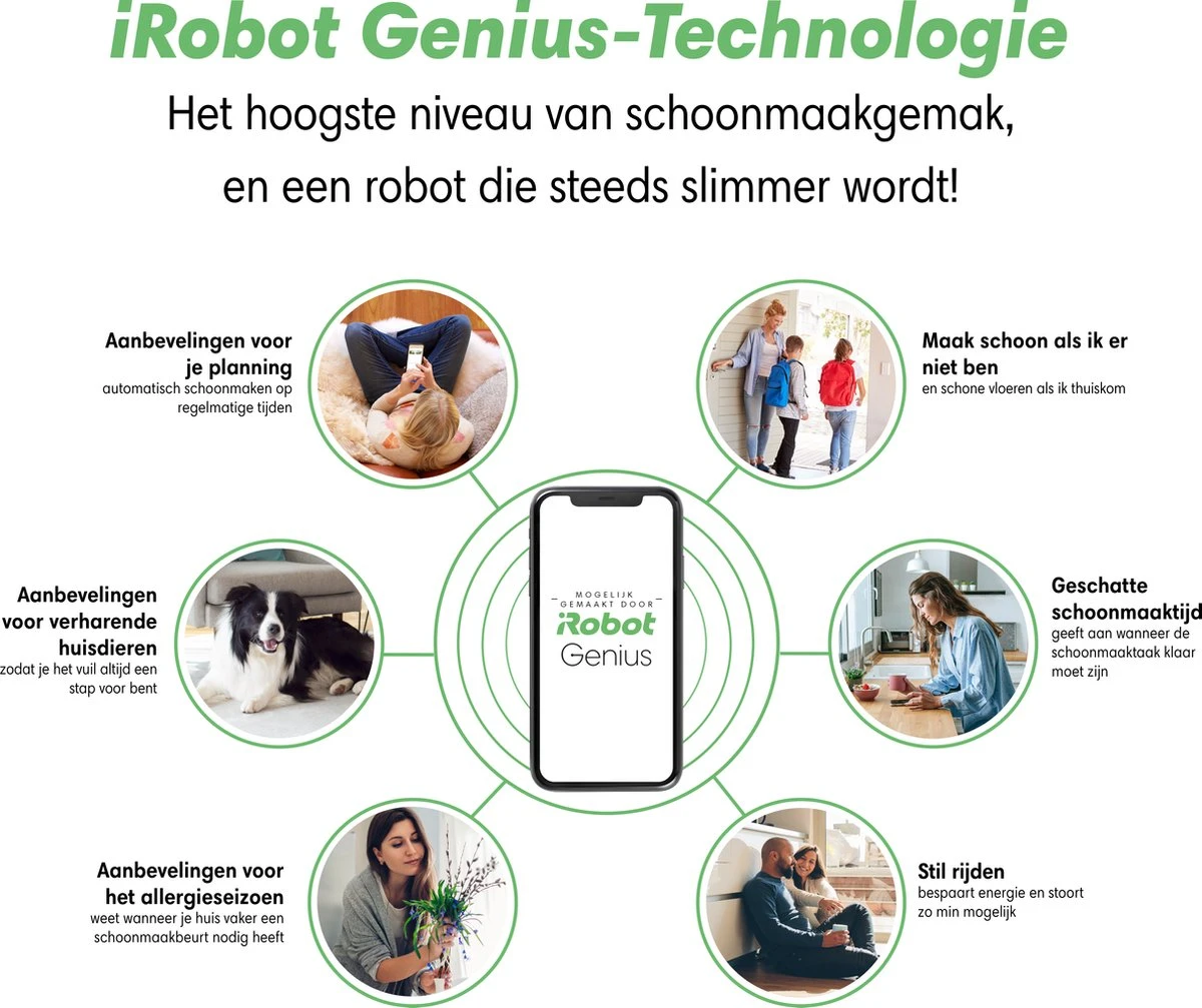 IRobot® Roomba® J7+ - Robotstofzuiger - Objectdetectie En Vermijding - Automatische Vuilafvoer - J7558 6 IRobot® Roomba® J7+ - Robotstofzuiger - Objectdetectie En Vermijding - Automatische Vuilafvoer - J7558 - Afbeelding 6
