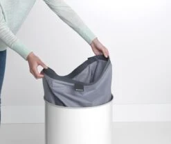 Brabantia Wasmand Met Deksel - 60 L - White / Kurken Deksel -Leifheit Store 1200x1008