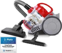 TurboTronic CV07 Stofzuiger Zonder Zak – Zwart/Oranje -Leifheit Store 1200x1026