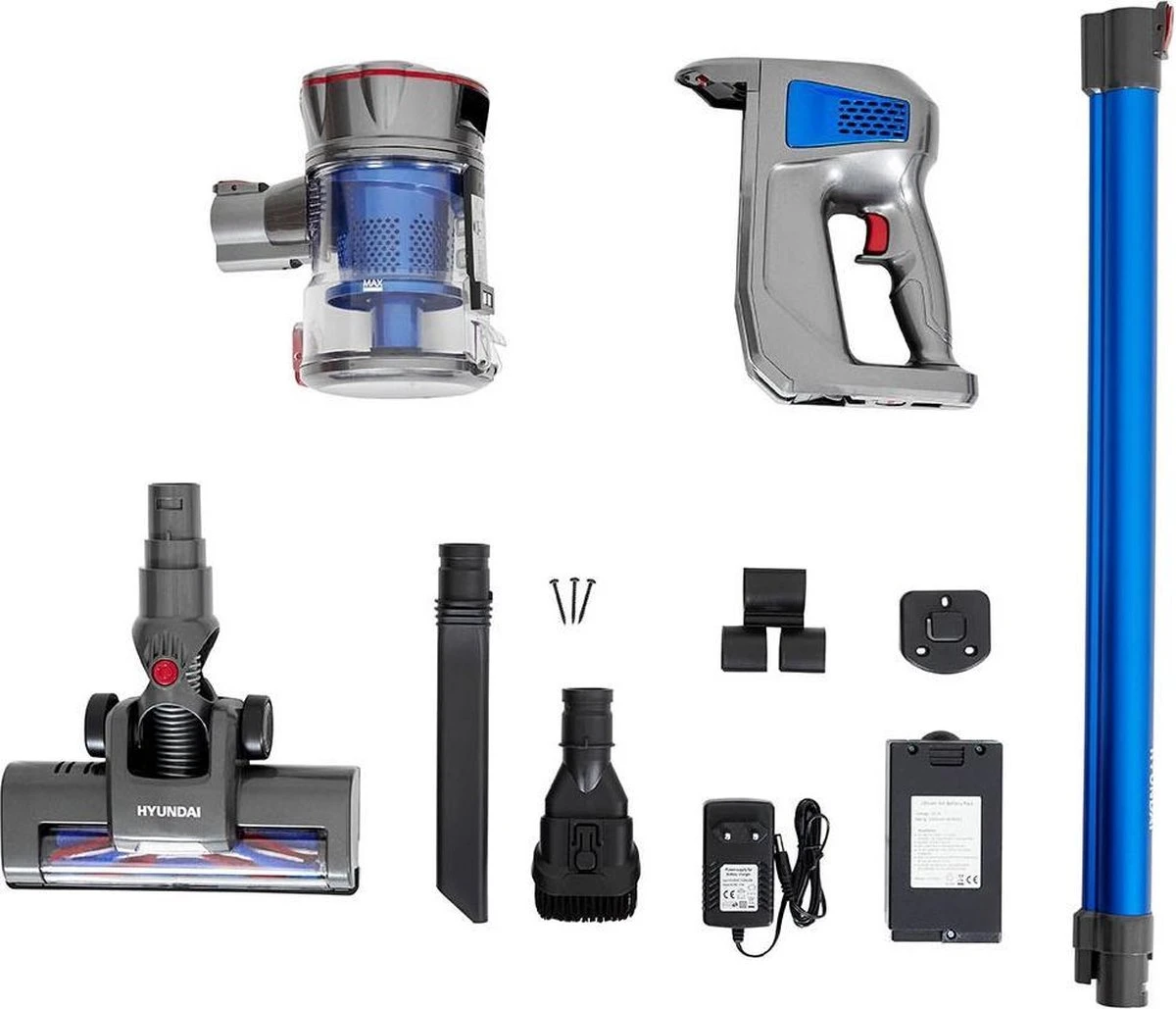 Hyundai - Draadloze Steelstofzuiger - 100 Watt - Spring 6 Hyundai - Draadloze Steelstofzuiger - 100 Watt - Spring - Afbeelding 6