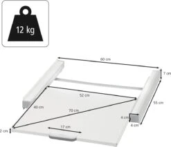 Xavax Uittrekbaar Werkblad Tussen Was- En Droogmachine 27 Xavax Uittrekbaar Werkblad Tussen Was- En Droogmachine -Leifheit Store 1200x1035 9