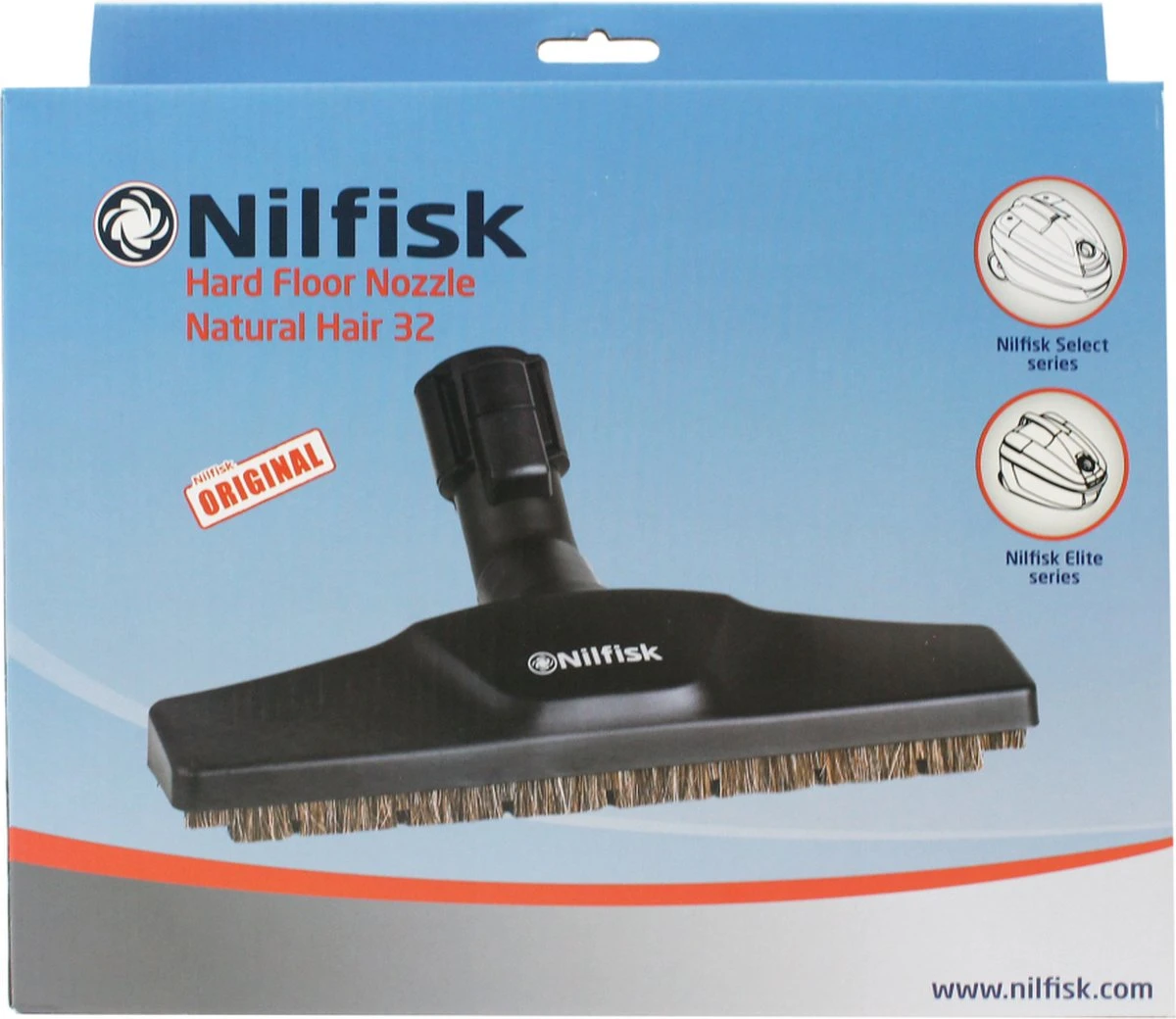 Nilfisk Parketborstel 32mm Zacht Elite/Select 2 Nilfisk Parketborstel 32mm Zacht Elite/Select - Afbeelding 2