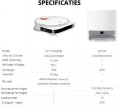 Xiaomi Dweilrobot Pro - Volledige Dweilrobot Met Cleaning Station - Robotstofzuiger Met Dweilfunctie - Geschikt Voor Alle Vloertypes -Leifheit Store 1200x1048 5