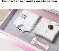 Merkloos Topshop Handstomer - Kledingstomer - Meubelstomer - Stoomreiniging - 1500W - Compact - Thuis & Onderweg - Snelle Warmte - Huishouden - Stoom Strijkmachine - Roze -Leifheit Store 1200x1056 6