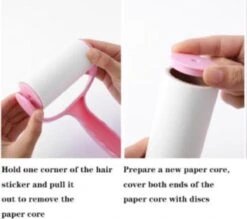 Merkloos Kledingroller - Inclusief 3 Rollen - Huisdierhaar Verwijderaar- Kleefroller - Ontpluizer -Leifheit Store 1200x1066 6