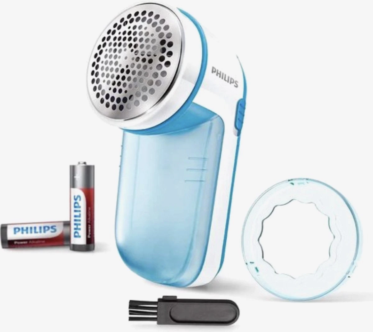 Philips - Ontpiller - Pluizenverwijderaar - Ontpluizer - Pluizenondeuse - Op Batterijen - GC026 - Blauw 2 Philips - Ontpiller - Pluizenverwijderaar - Ontpluizer - Pluizenondeuse - Op Batterijen - GC026 - Blauw - Afbeelding 2
