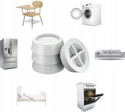 Wasmachine Trillingsdempers - Set Van 4 - Anti Vibratie Pads - Anti Slip Rubber - Geluidsdempers - Rheme -Leifheit Store 1200x1074 11