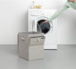 Brabantia Wasmand Met Deksel - Stapelbaar - 35 L - Grey -Leifheit Store 1200x1078 4