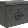 Wasmand 3 Vakken Met Deksel - 84L Wasverzamelaar Wassorteerder Opvouwbaar Groot