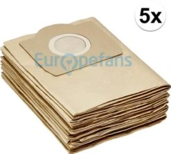 5x Karcher Stofzuigerzakken 6.959-130.0 Stofzakken Stofzuiger Zak Kärcher WD3 / MV 3 / A 22 / A 25 / A26 / SE 4001