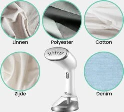 Vonia Kledingstomer - Handstomer - Stoomreiniger Kleding - Stoomapparaat Kleding – 350ML - Wit -Leifheit Store 1200x1085 9