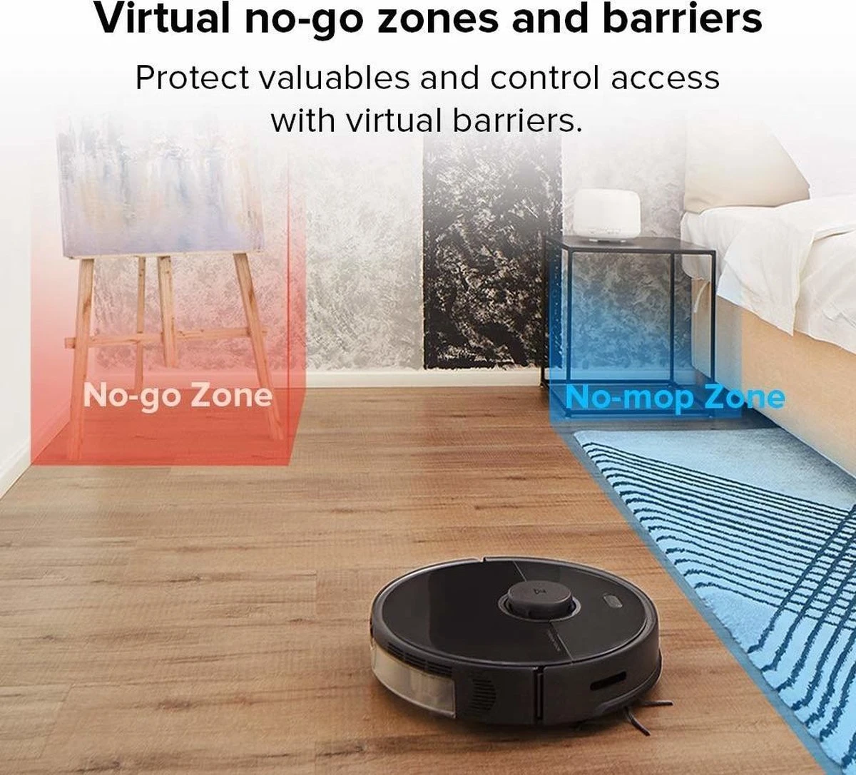 Xiaomi Roborock S5 MAX - Robotstofzuiger - Zwart 8 Xiaomi Roborock S5 MAX - Robotstofzuiger - Zwart - Afbeelding 8