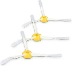 Kwmobile Borstelset Compatibel Met IRobot - Set Van 3 Zijborstels - Roomba 500/600/700-serie - Zijborstel Accessoire Voor Stofzuigerrobot