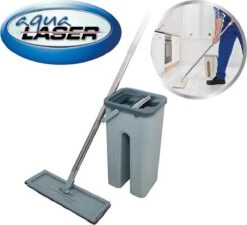 Aqua Laser Easy Flat Mop - Dweil - Blauw -Leifheit Store 1200x1094