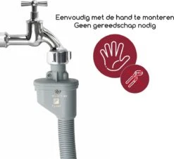 Fyveli Wasmachine Slang - 3 Meter - Aanvoerslang Met Waterslot En Roosterfilter - 3/4" Universeel -Leifheit Store 1200x1096 11
