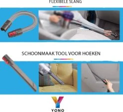 YONO Opzetstuk Accessoires Set Geschikt Voor Dyson V15 / V11 / V10 / V8 / V7 / V6 - Stofzuiger Mondstuk - Zuigmond - Parket Borstel - 6 Onderdelen -Leifheit Store 1200x1096 13