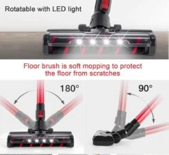 Steelstofzuiger Draadloos 300Watt Zonder Zak Op Accu 4-In-1 Stok K-23 Cordless Vacuum Draadloze Steelstofzuigers - Snoerloos Stofzuiger -Leifheit Store 1200x1099 6