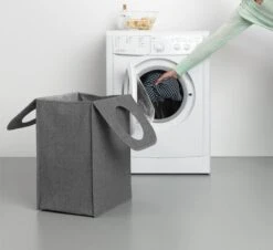 Brabantia Wasmand Met Deksel - 55 L - Grey -Leifheit Store 1200x1100 3