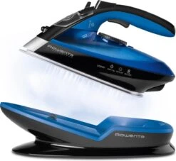 Rowenta Freemove DE5010 Stoomstrijkijzer Microsteam 400 Soleplate 2400W Zwart, Blauw 16 Rowenta Freemove DE5010 Stoomstrijkijzer Microsteam 400 Soleplate 2400W Zwart, Blauw -Leifheit Store 1200x1101 3