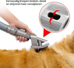 Somstyle Opzetstuk Haarborstel Huisdieren Geschikt Voor Dyson Dyson V15 / V11 / V10 / V8 / V7 / V6 - Borstel Groomer Voor O.a Honden En Katten 15 Somstyle Opzetstuk Haarborstel Huisdieren Geschikt Voor Dyson Dyson V15 / V11 / V10 / V8 / V7 / V6 - Borstel Groomer Voor O.a Honden En Katten -Leifheit Store 1200x1106 5