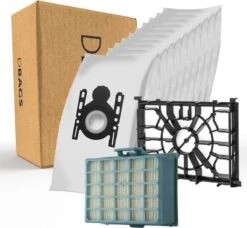 DBAGS Bosch ServiceBox MoveOn (10 Stofzuigerzakken + Motorfilter + HEPA-Filter)
