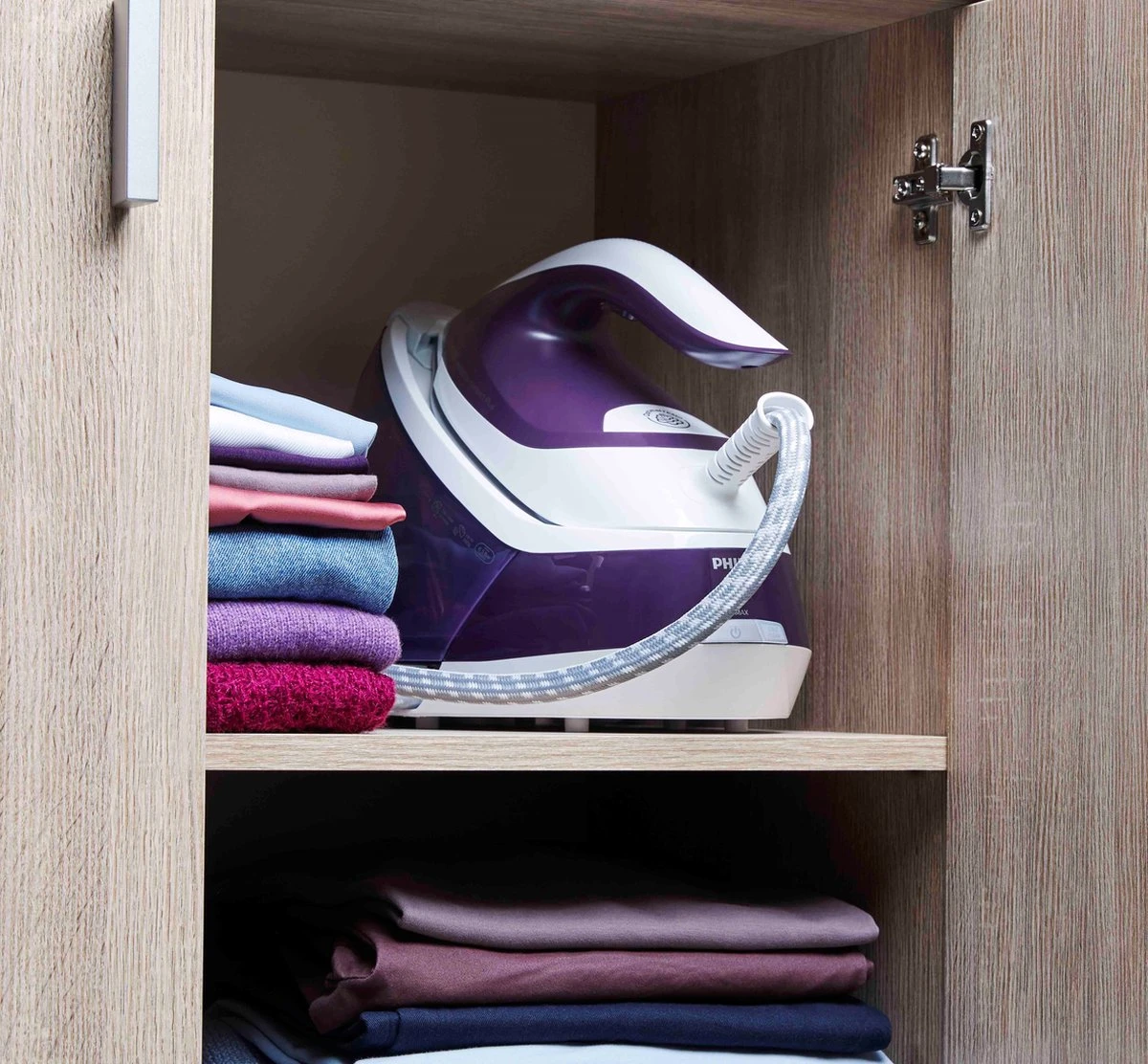 Philips PerfectCare Compact Plus GC7933/30 - Stoomgenerator - Paars 13 Philips PerfectCare Compact Plus GC7933/30 - Stoomgenerator - Paars - Afbeelding 13