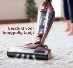 PRIMO PR508SV Stofzuiger Zonder Zak - 2-in-1 Steelstofzuiger Draadloos - Kruimelzuiger - HEPA Filter - Bordeaux -Leifheit Store 1200x1113 5