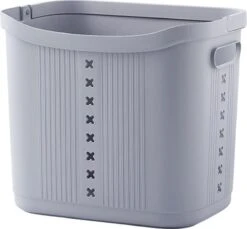 TammaT - Wassorteerder - Wasmand 3 Vakken - Wassorteerder 3 Vakken - Wassorteerder Op Wieltjes - Wasmand - Keukentrolley - Badkamerrek - 43x29x105cm -Leifheit Store 1200x1114