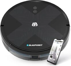 Blaupunkt Bluebot XVAC – Robotstofzuiger Met Laadstation - Optie Tot Dweilfunctie – Slimme Gyro Navigatie