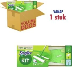 Swiffer Vloerreiniger Starterskit - 1 Dweil, 8 Droge En 3 Vochtige Vloerdoekjes Navullingen -Leifheit Store 1200x1119