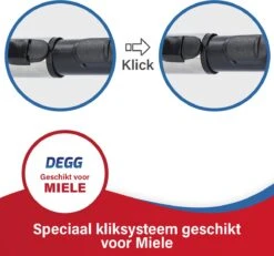 DEGG - Telescoopbuis / Stofzuigerbuis - Geschikt Voor Miele - 35mm - Met Kliksysteem - Stofzuigerstang - Stofzuiger Onderdelen - Premium Kwaliteit -Leifheit Store 1200x1122 11