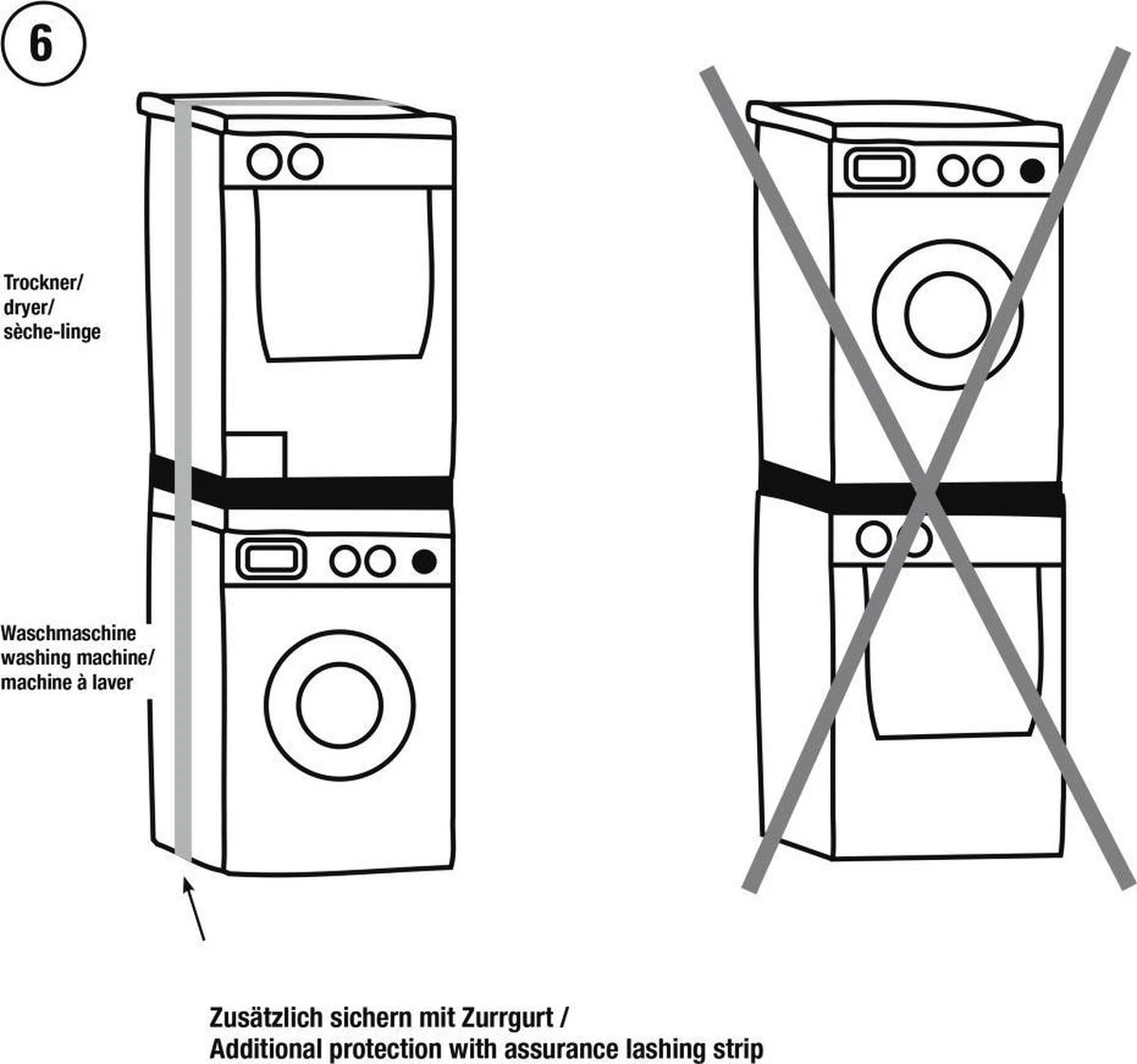 Xavax Uittrekbaar Werkblad Tussen Was- En Droogmachine 13 Xavax Uittrekbaar Werkblad Tussen Was- En Droogmachine - Afbeelding 13